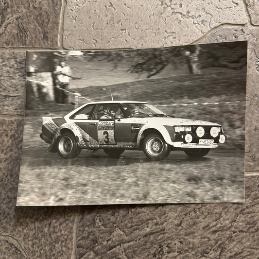 1980 RAC Rally Rallye Car Racing Photo Photograph Toyota Celica GT Vintage Car