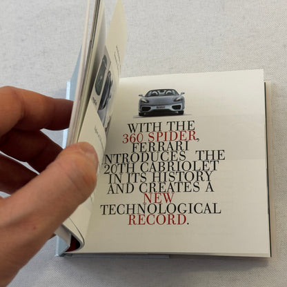 2000 Ferrari Press Kit CD Brochure Ferrari 360 Spider 550 Maranello 456 GT
