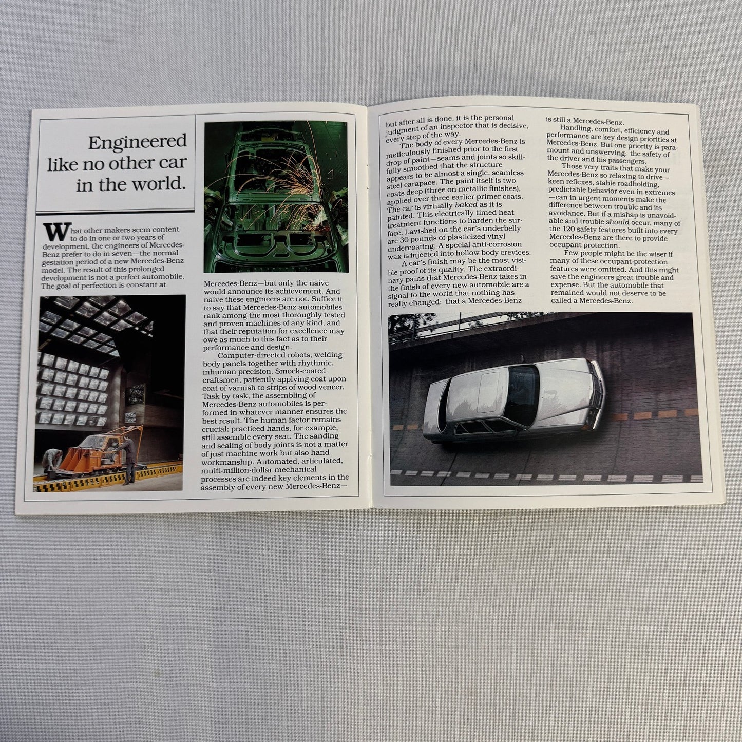 1983 Mercedes Benz Brochure Catalog 300D 380 SEC 380 SL 380 SEL 300SD 300CD TD