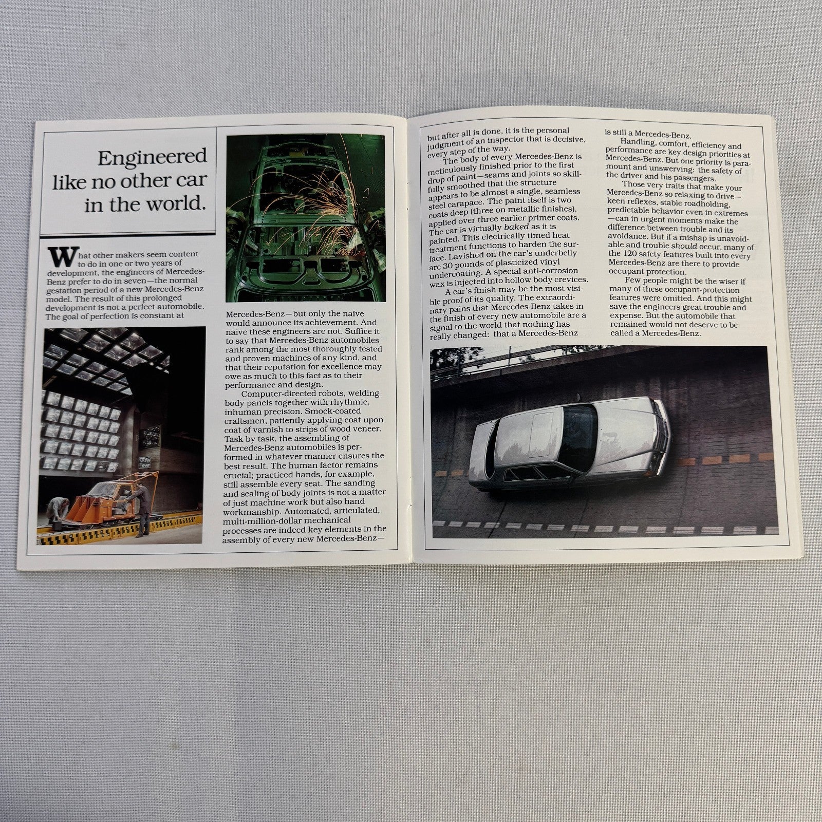 1983 Mercedes Benz Brochure Catalog 300D 380 SEC 380 SL 380 SEL 300SD 300CD TD