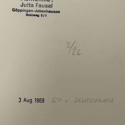 Vintage Racing Photo Graham Hill 1969 German Grand Prix Motorsport Photograph