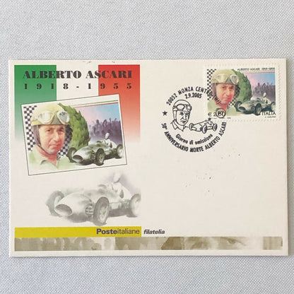 2005 Alberto Ascari Racing Postcard with Stamp Post Card 