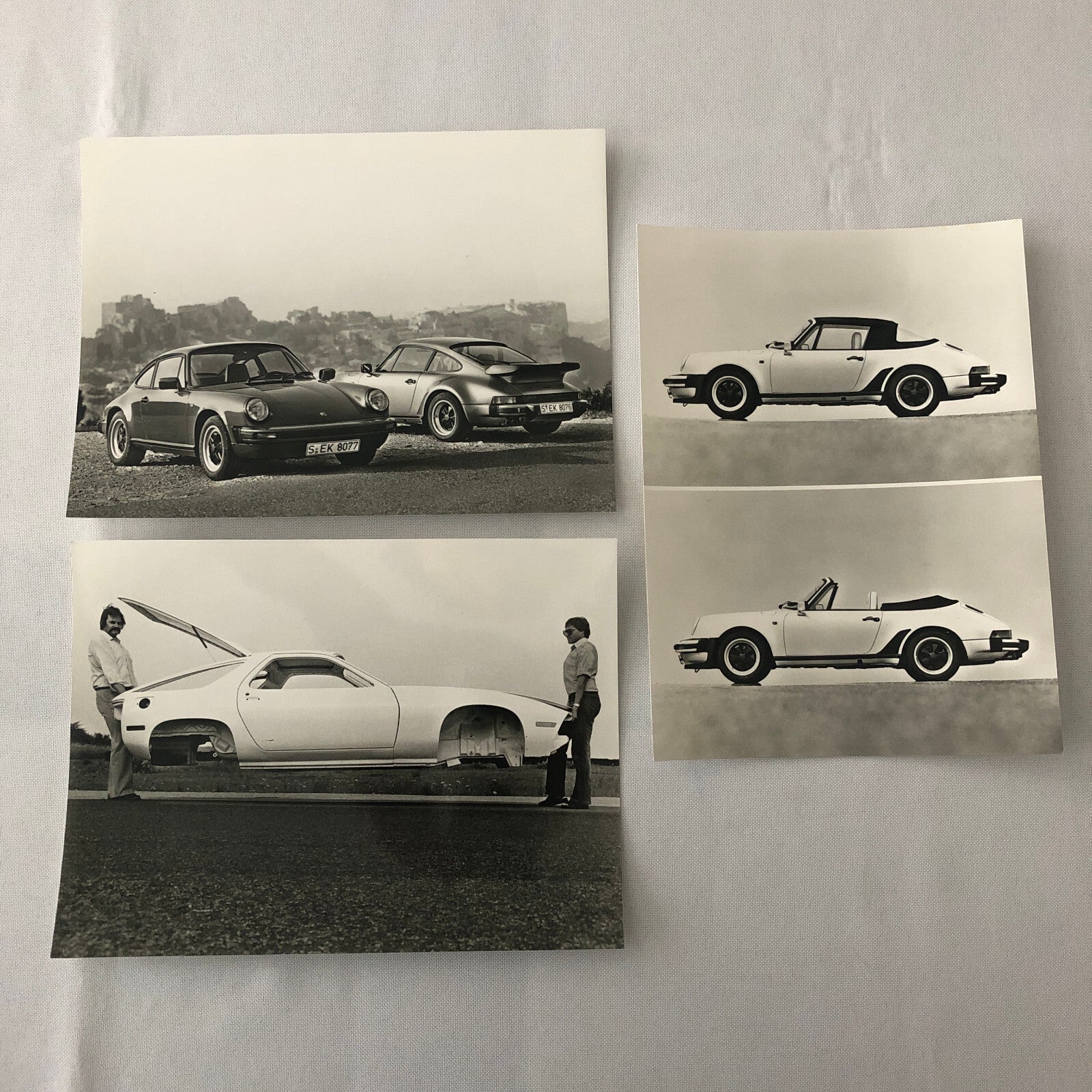 1981 1982 Porsche Press Kit w/ Photos 944 928 924 911SC 911 Turbo + GERMAN TEXT