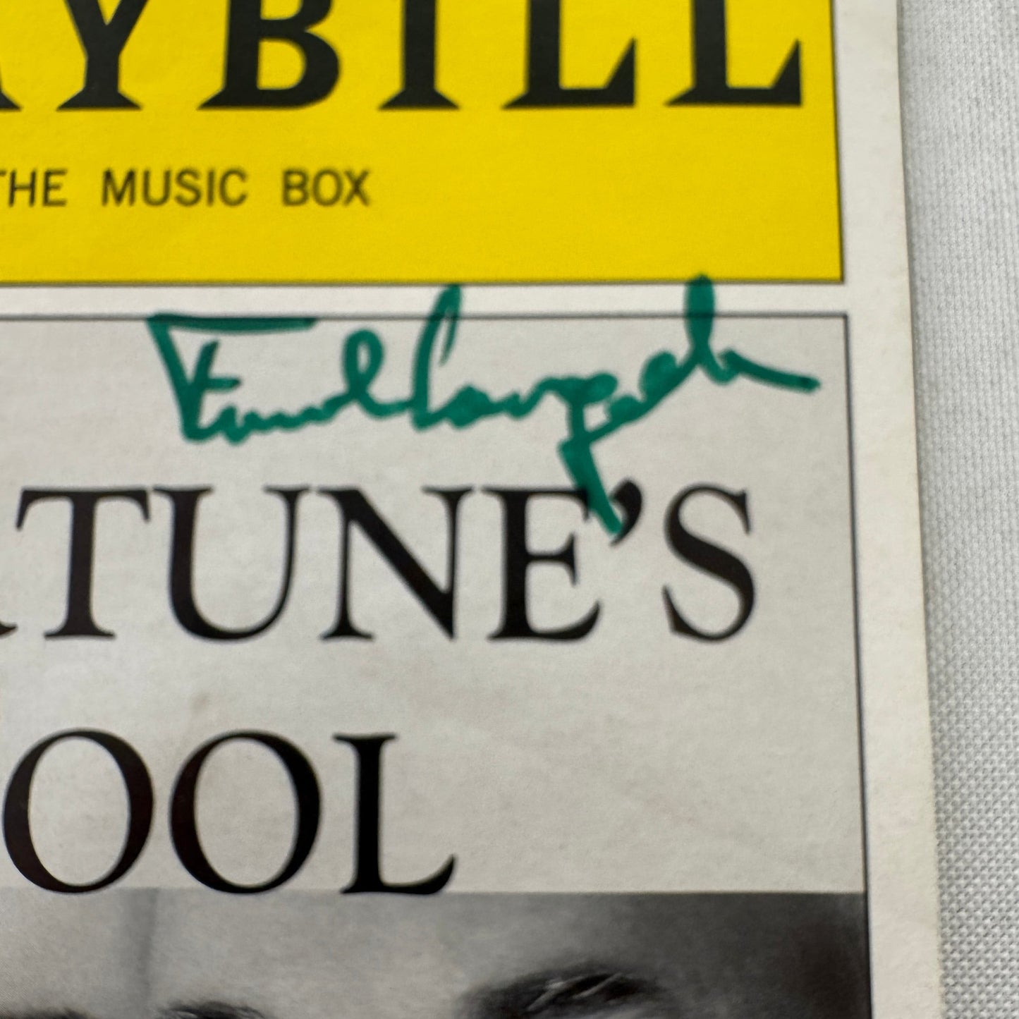 Fortune's Fool Cast Signed Theater Playbill Autographed Signature Alan Bates +
