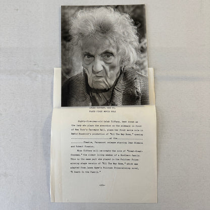 All The Way Home 1963 Movie Film Press Kit with Photo Press Release