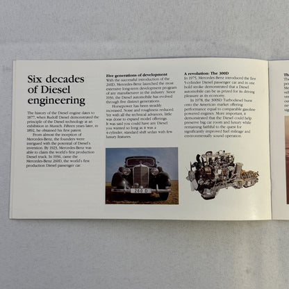 1979 Mercedes Benz Diesel Car Sales Brochure Catalog 240D 300D 300TD Wagon 300SD