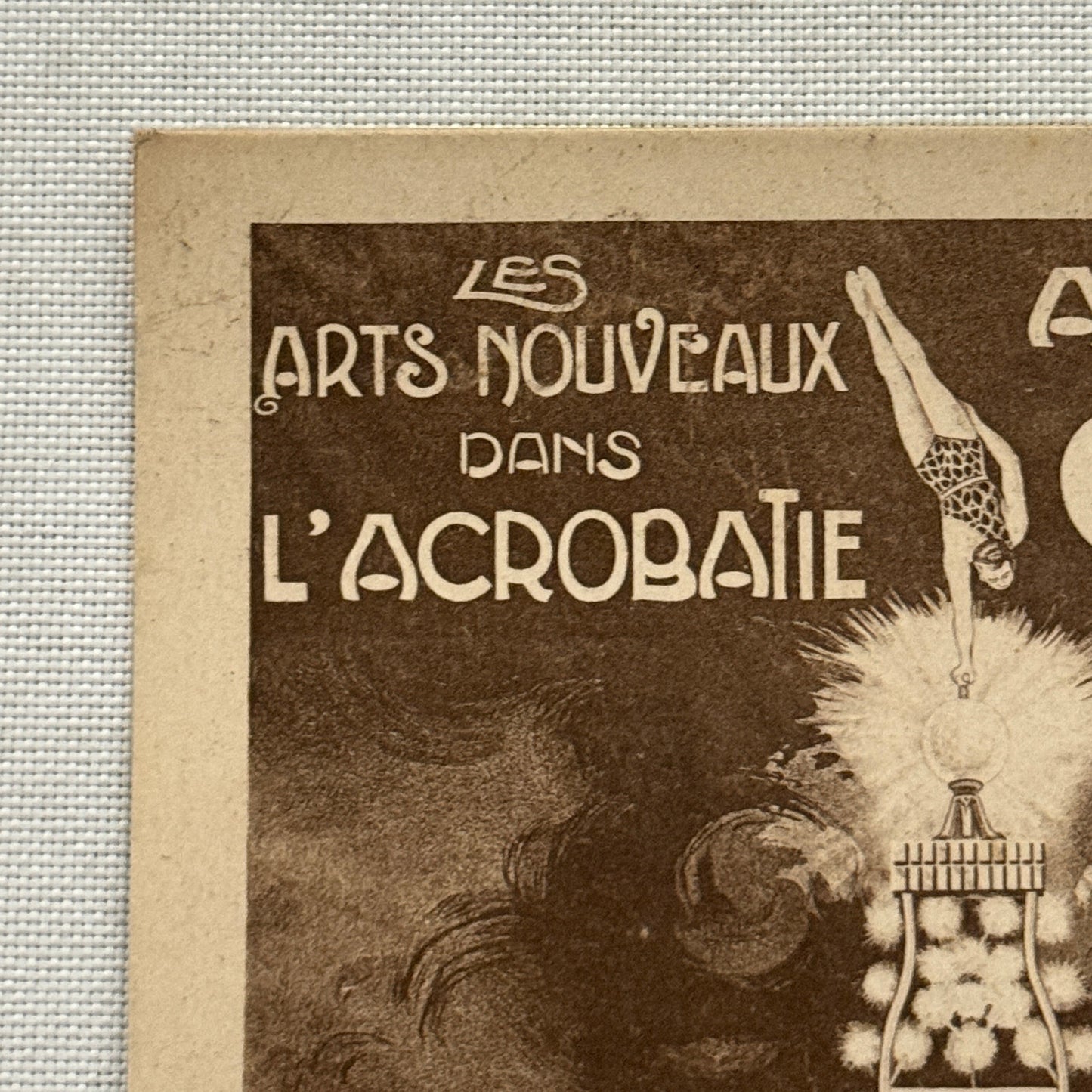 Vintage Circus Acrobat Performer Postcard Post Card Albert Guy