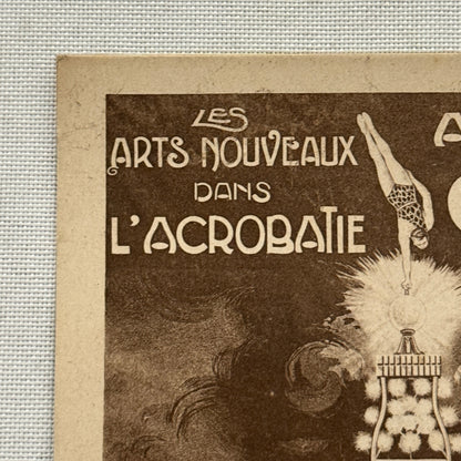 Vintage Circus Acrobat Performer Postcard Post Card Albert Guy