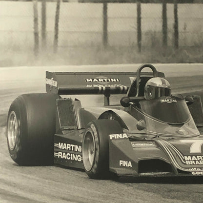 1977 South African Grand Prix Racing Photo Photograph Martini Alfa Romeo