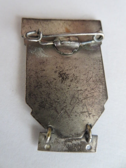 Vintage 1951 Bayeux Eindhoven Fakkel Rallye Car Rally Pin Badge with Date Bar