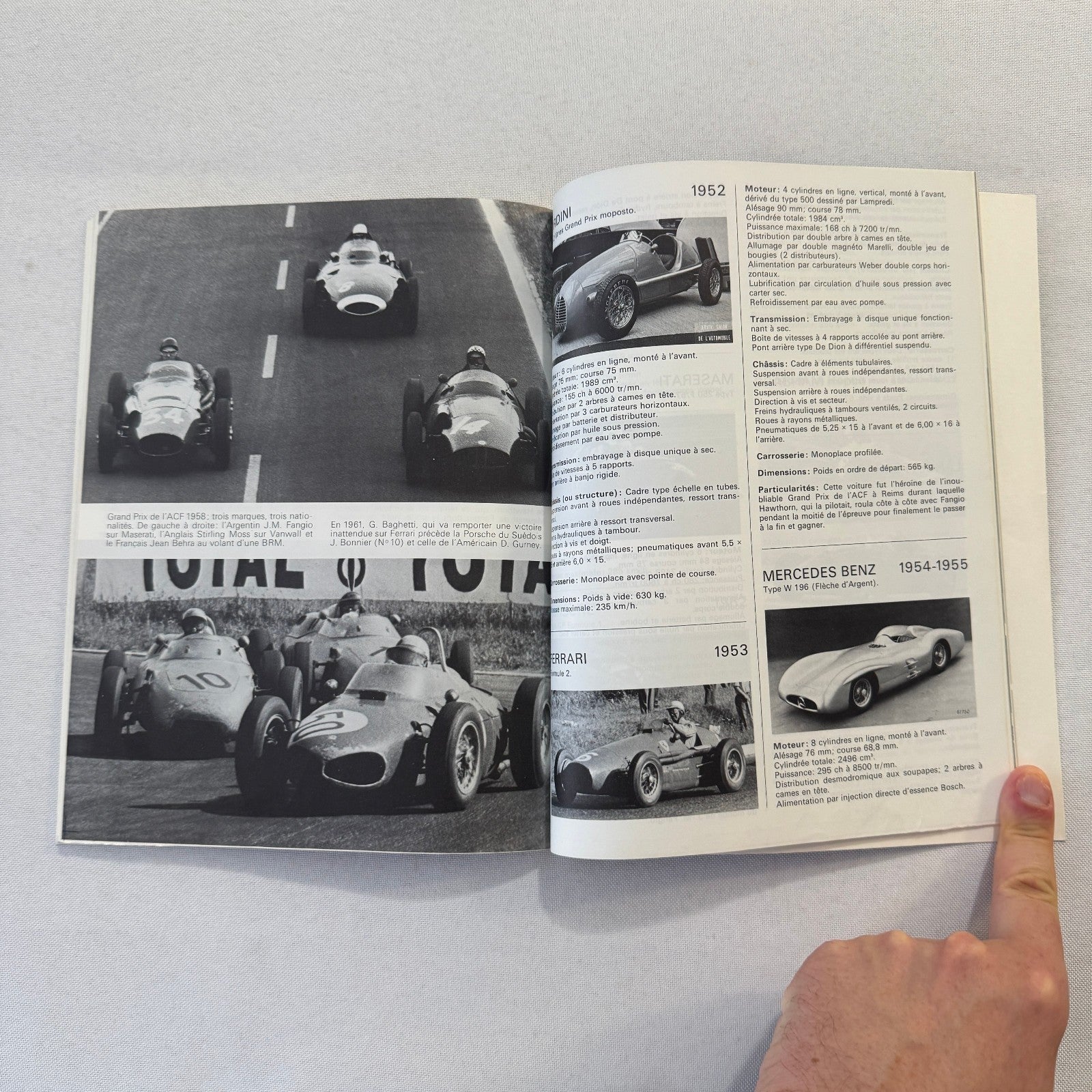 1974 Automobile Club de France 80th Anniversary Press KIt Brochure Bugatti +