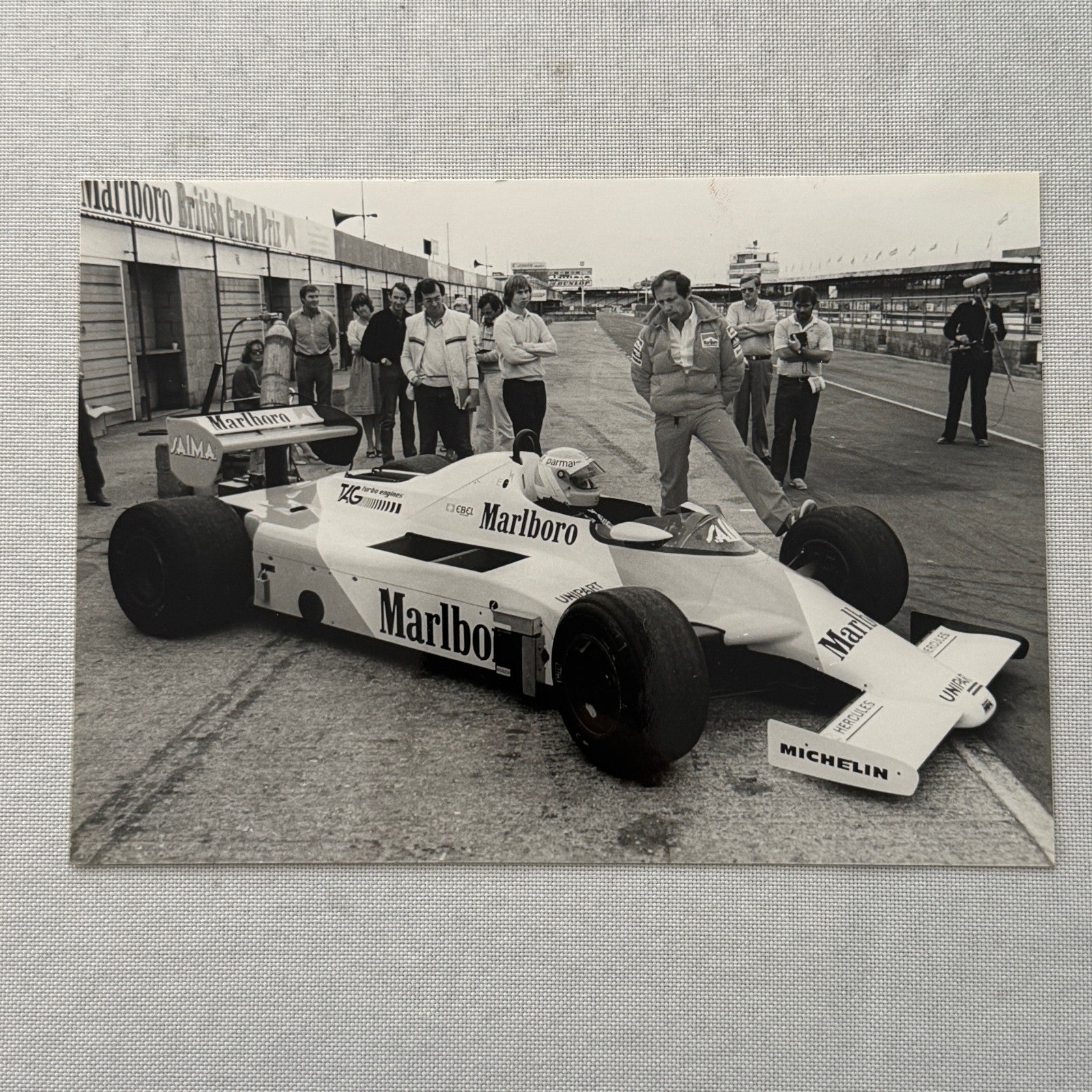 Niki Lauda Marlboro Racing Porsche TAG Turbo Car Photo Photograph Print