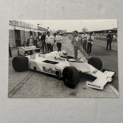Niki Lauda Marlboro Racing Porsche TAG Turbo Car Photo Photograph Print