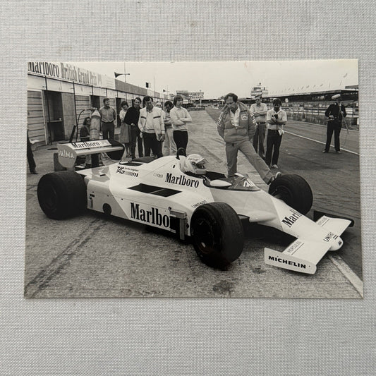 Niki Lauda Marlboro Racing Porsche TAG Turbo Car Photo Photograph Print