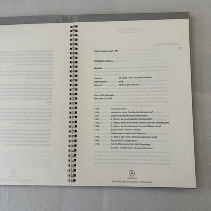 1998 Mercedes CLK GTR GT Racing Press Kit Photos Mark Webber Driver GERMAN