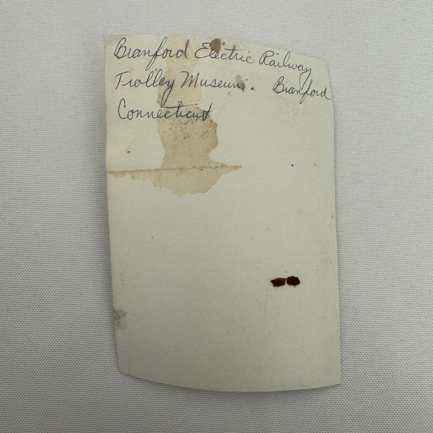 Vintage Train Trolley Photo Branford Electric Railway Trolley Museum Connecticut