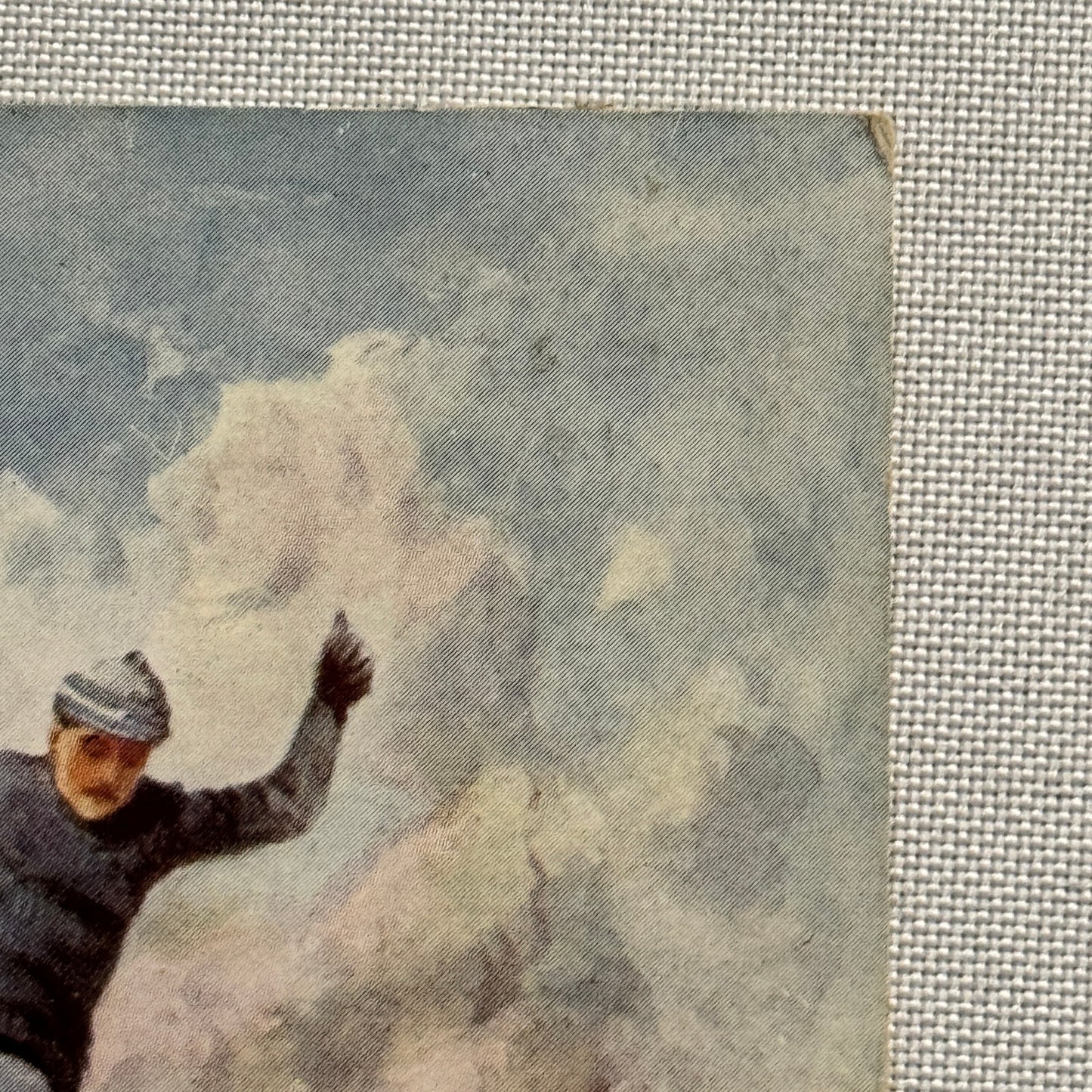 Tucks Postcard High Jump Skiing Antique Vintage Gilette