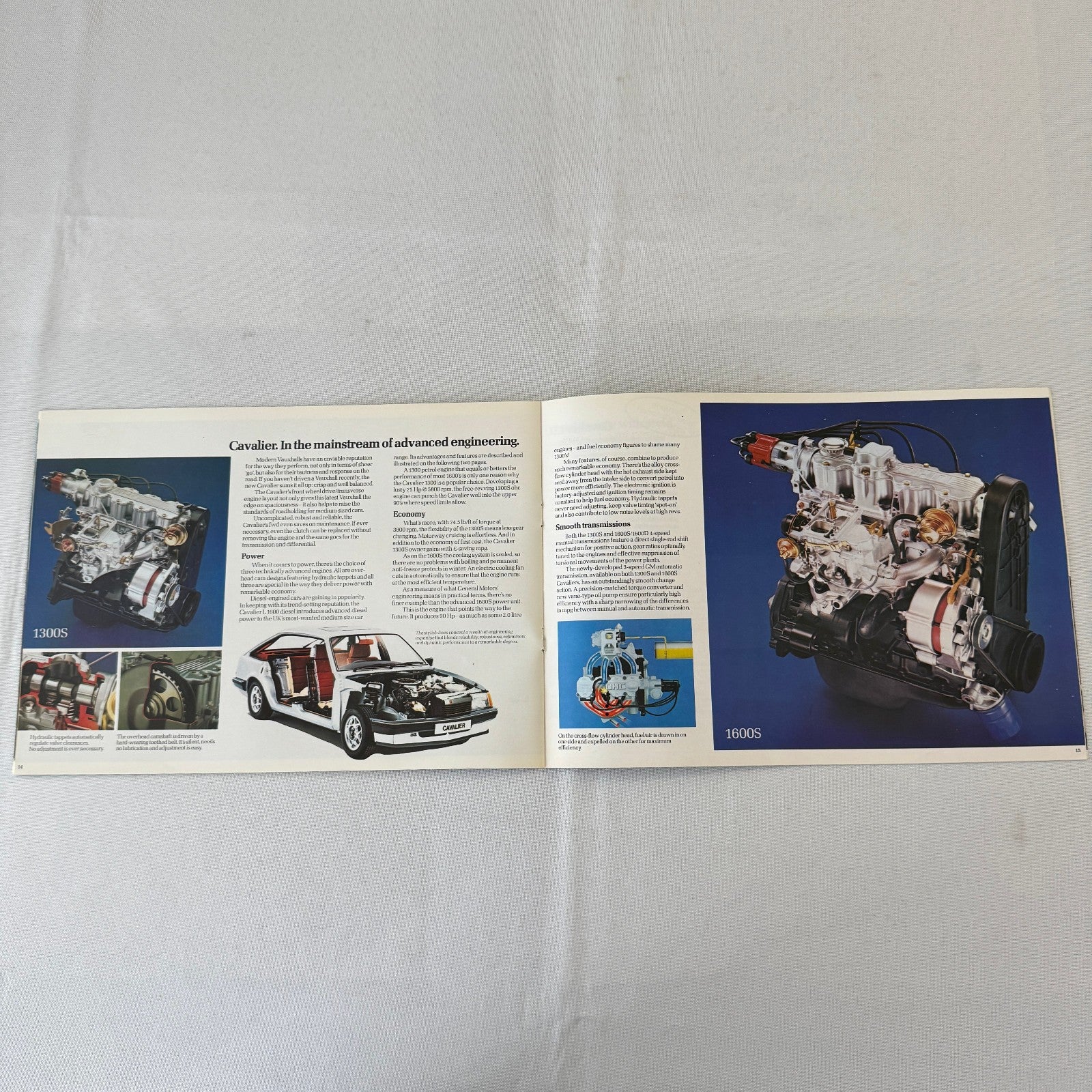 1982 Vauxhall Cavalier Car Sales Brochure Catalog Advertising UK Market