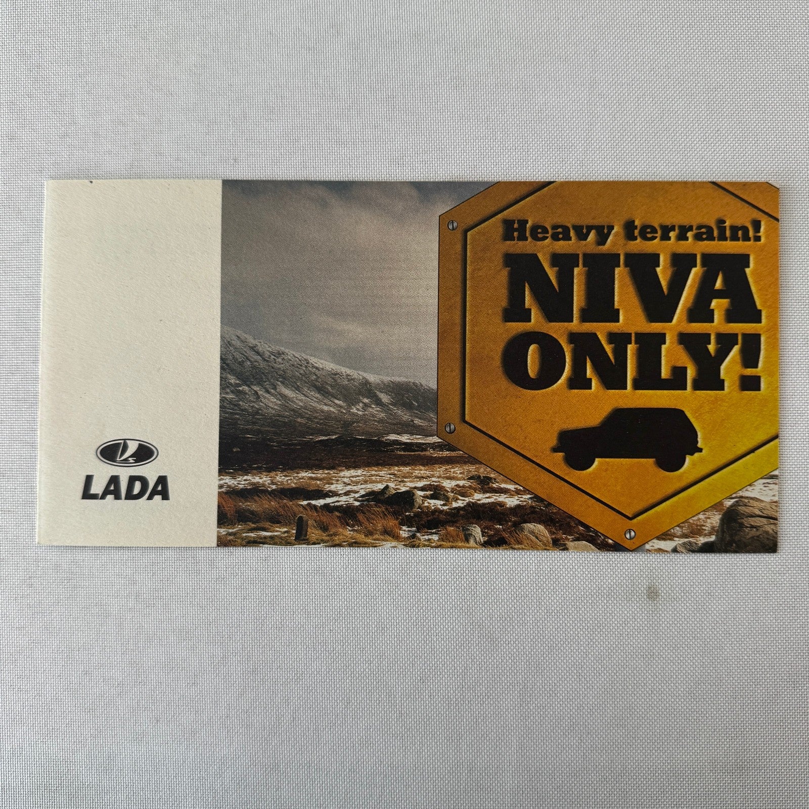 Lada Niva Car Sales Brochure Folder 4x4 German Language