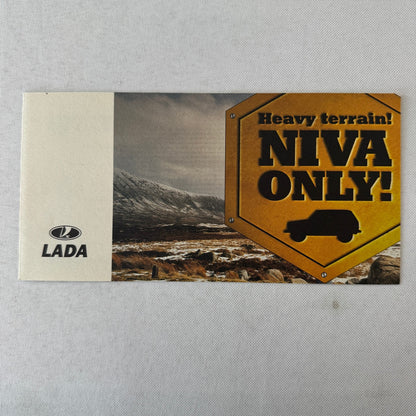 Lada Niva Car Sales Brochure Folder 4x4 German Language