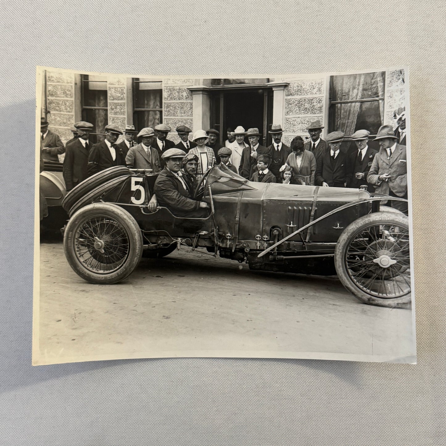 1922 Tourist Trophy TT Race Racing Photo Photograph Vintage Vauxhall Car