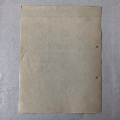 1946 Grizzly Manufacturing Company Letter Letterhead Bear Logo - Brake Lining 