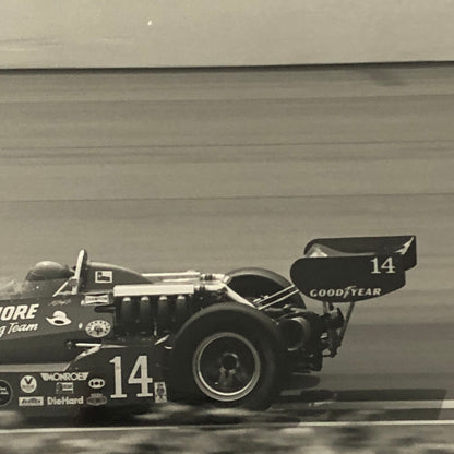 Vintage Indy Indianapolis Racing Photograph AJ Foyt 1977 DPPI Press A.J. Foyt