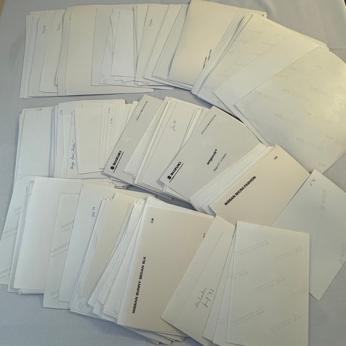 HUGE International Car Factory Press Photo Lot JDM European Honda Toyota 240+