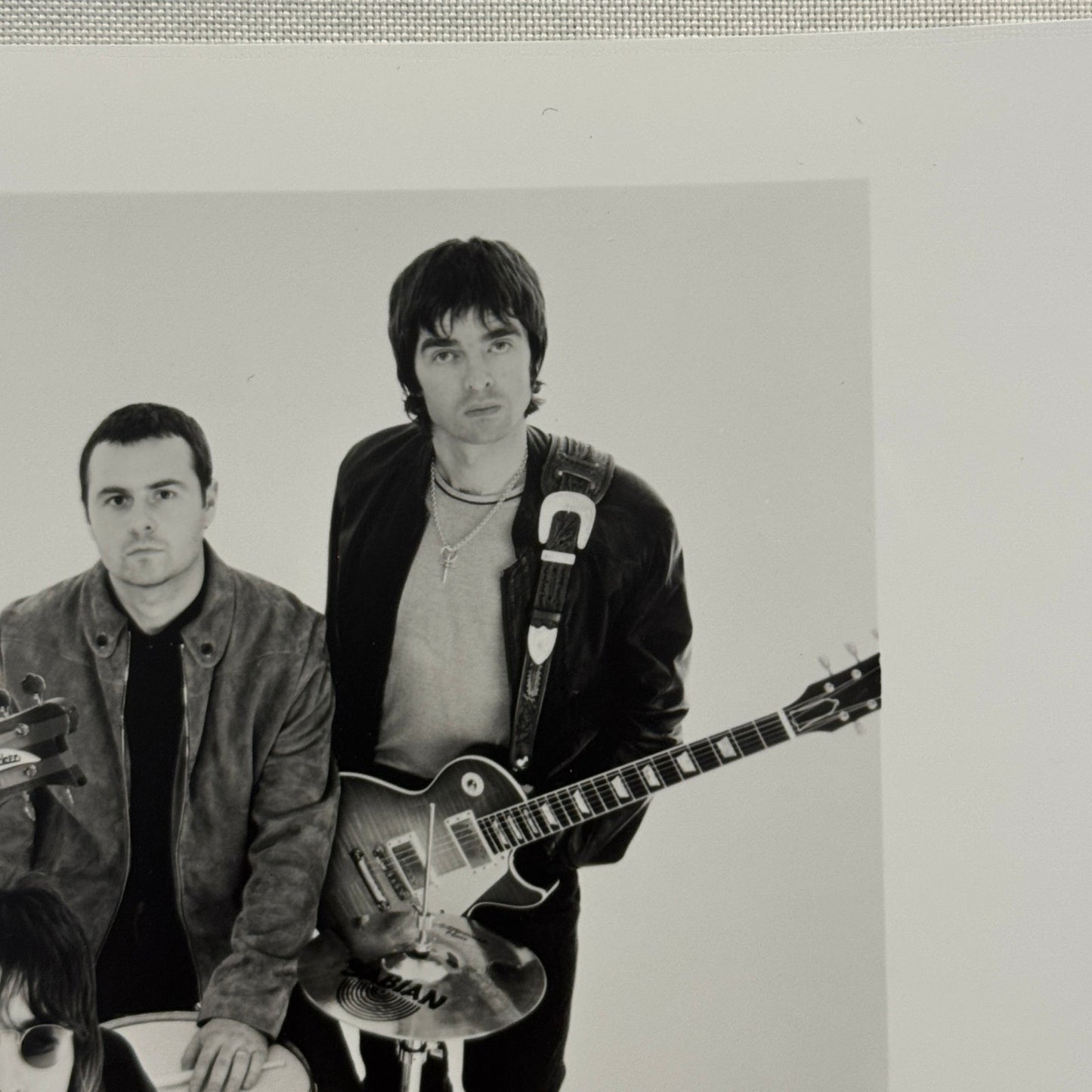Oasis Publicity Press Photo Photograph Liam Gallagher Noel Gallagher 2000