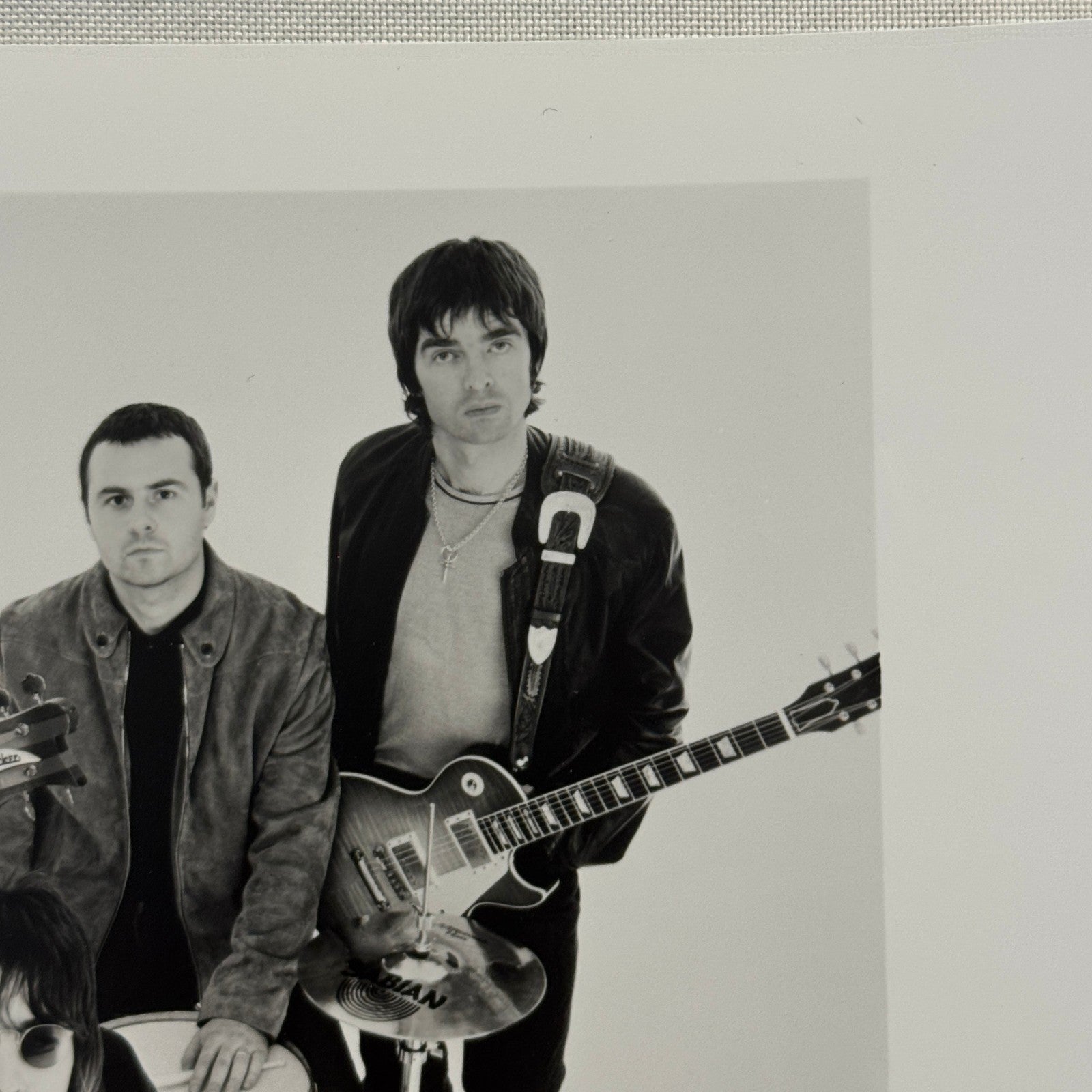 Oasis Publicity Press Photo Photograph Liam Gallagher Noel Gallagher 2000