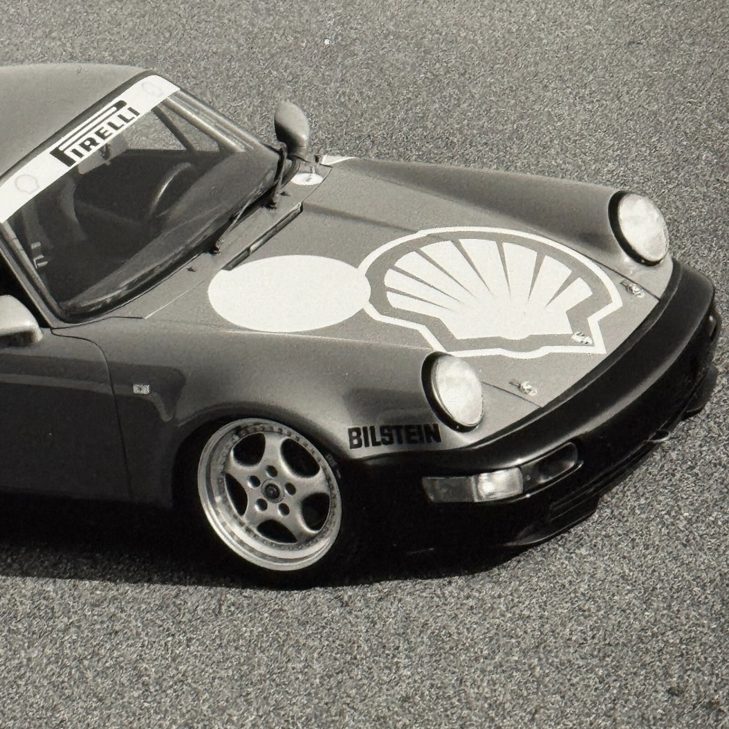 Porsche 911 Carrera RS Racing Car Factory Press Photo Photograph Print Vintage