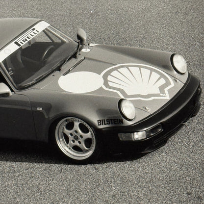 Porsche 911 Carrera RS Racing Car Factory Press Photo Photograph Print Vintage