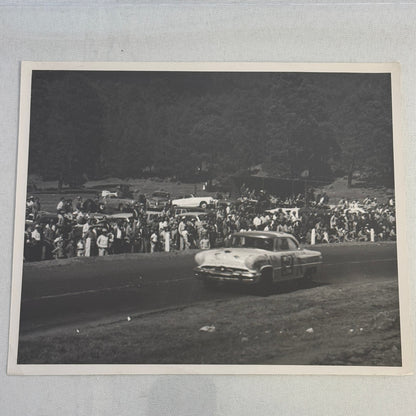 Vintage Racing Photo Photograph 1953 Lincoln Capri Chuck Stevenson Clay Smith
