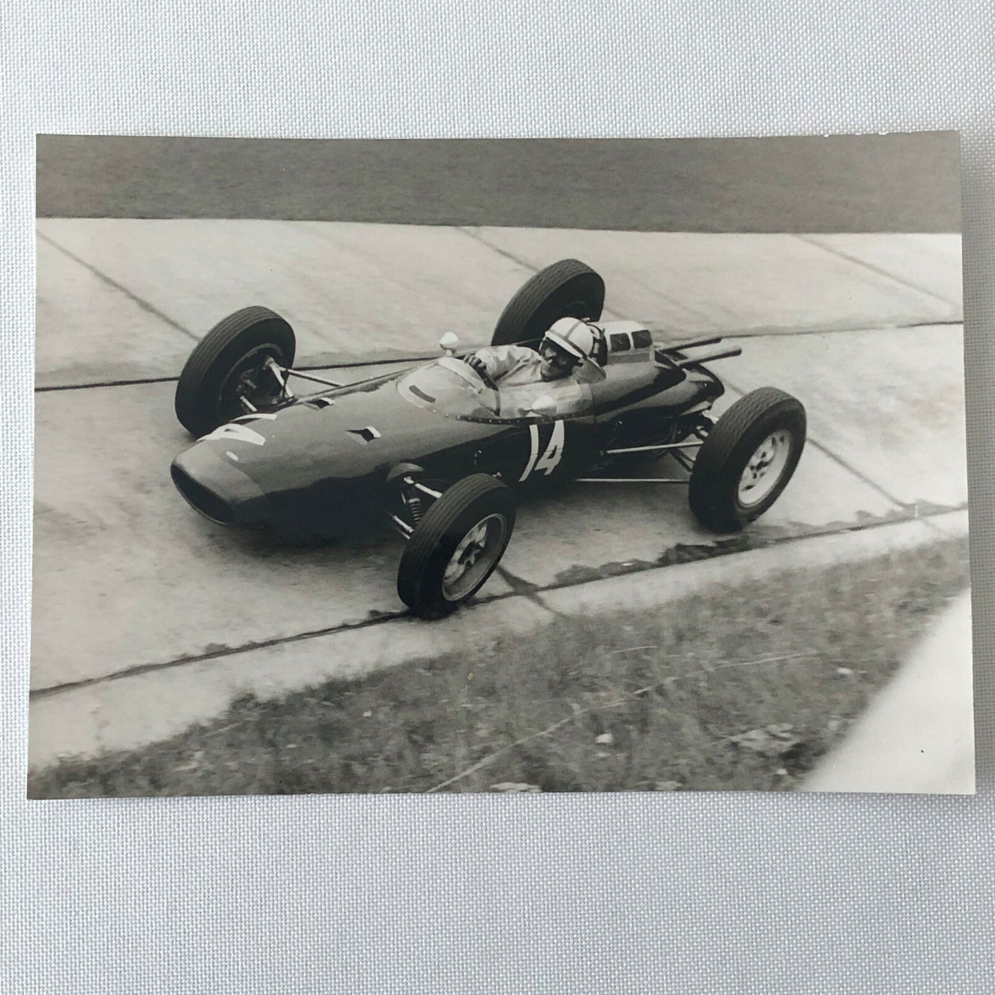 Vintage 1962 German Grand Prix Racing Photo Photograph John Surtees Lola Climax 