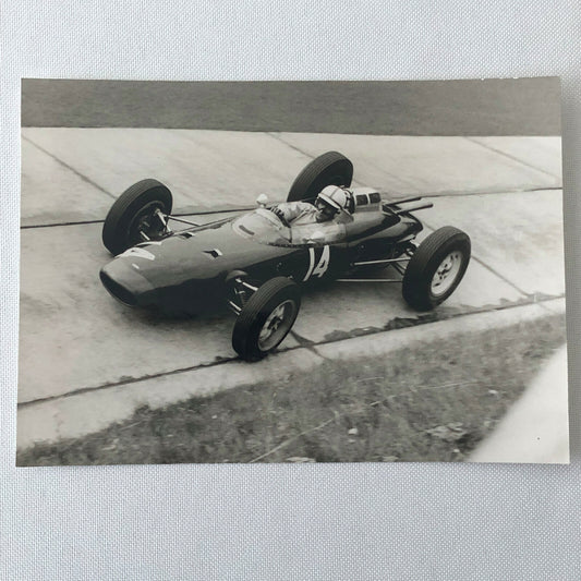 Vintage 1962 German Grand Prix Racing Photo Photograph John Surtees Lola Climax 