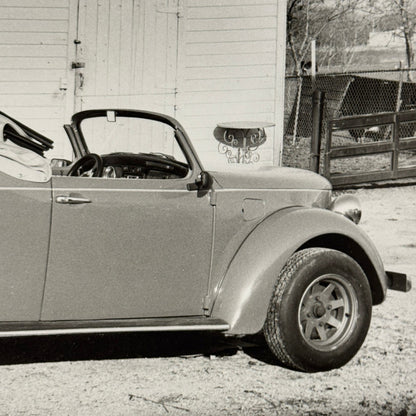Vintage Volkswagen Beetle Convertible Custom Car Photo Photograph Print