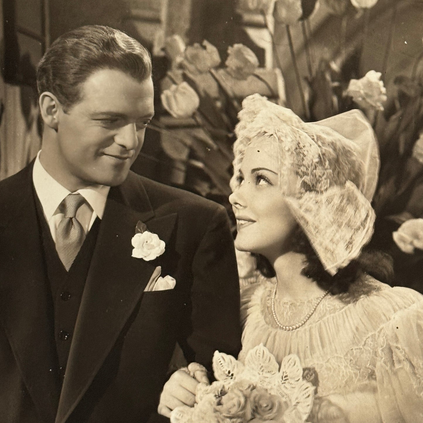 Vintage Movie Still Photo Photograph Print Unidentified Actor Actress Wedding