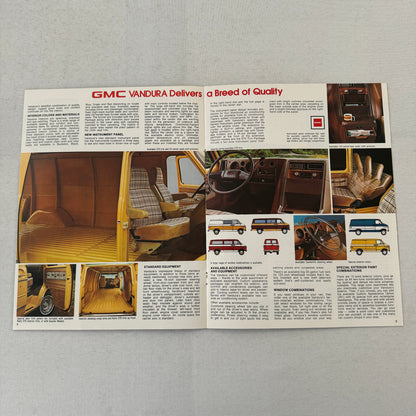 1978 GMC Van Truck Sales Brochure Catalog Vandura Magnavan Gypsy Gaucho Vintage