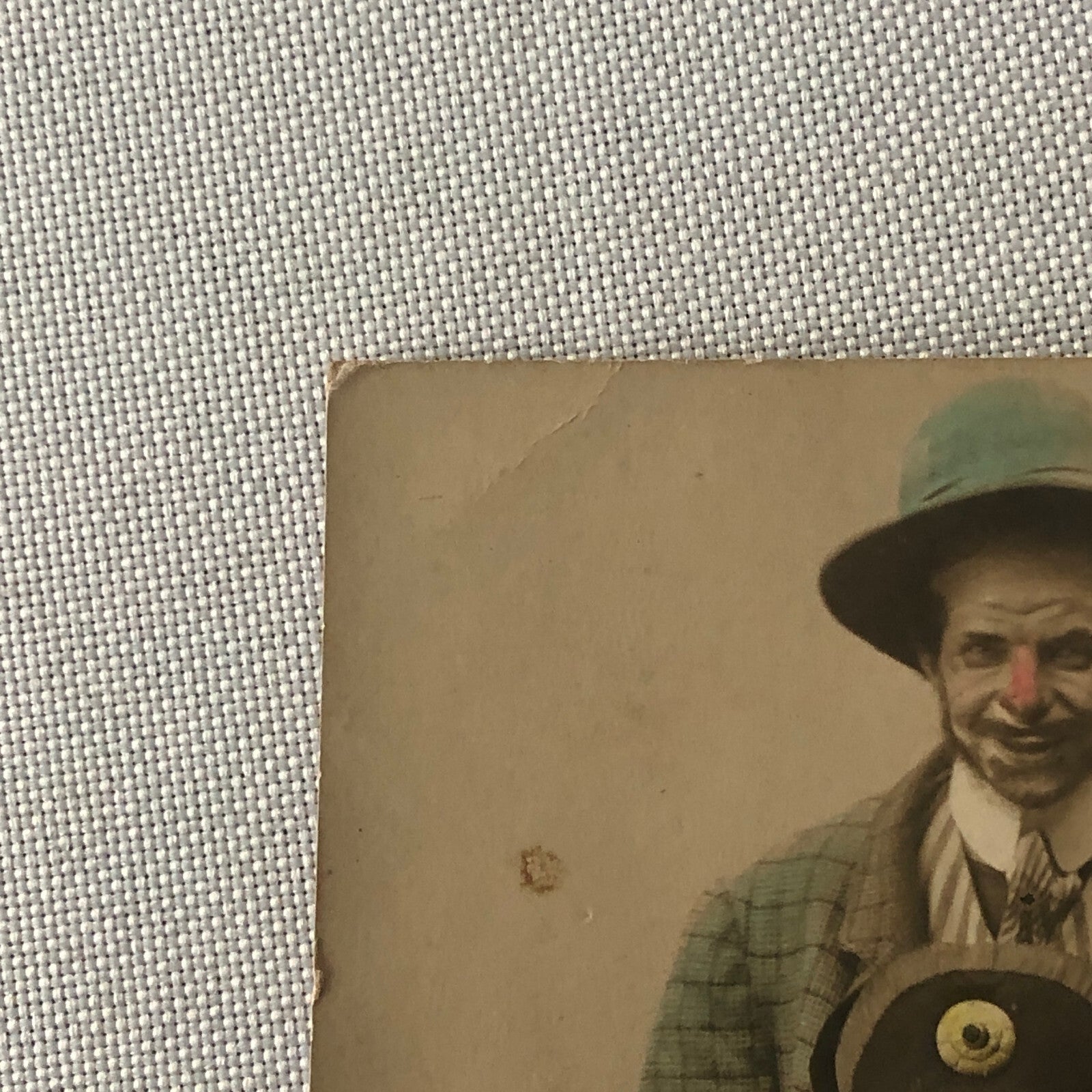 Circus Performer Clown Real Photo Postcard Post Card RPPC Vintage Les Ritchie