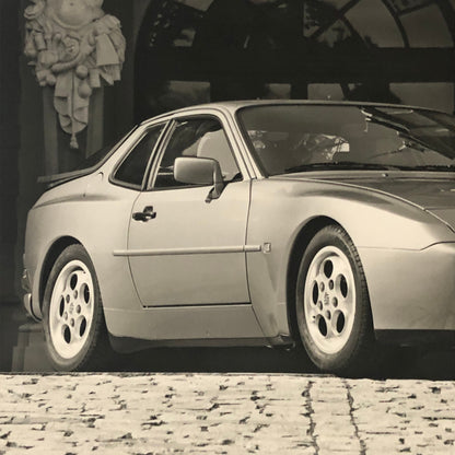 Vintage Porsche 944 Turbo Factory Press Photo Photograph Werkfoto