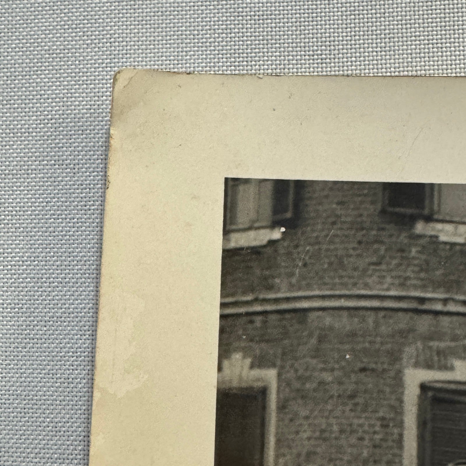 Vintage Wedding Photo Photograph Print European Automobile Car Couple Man Woman