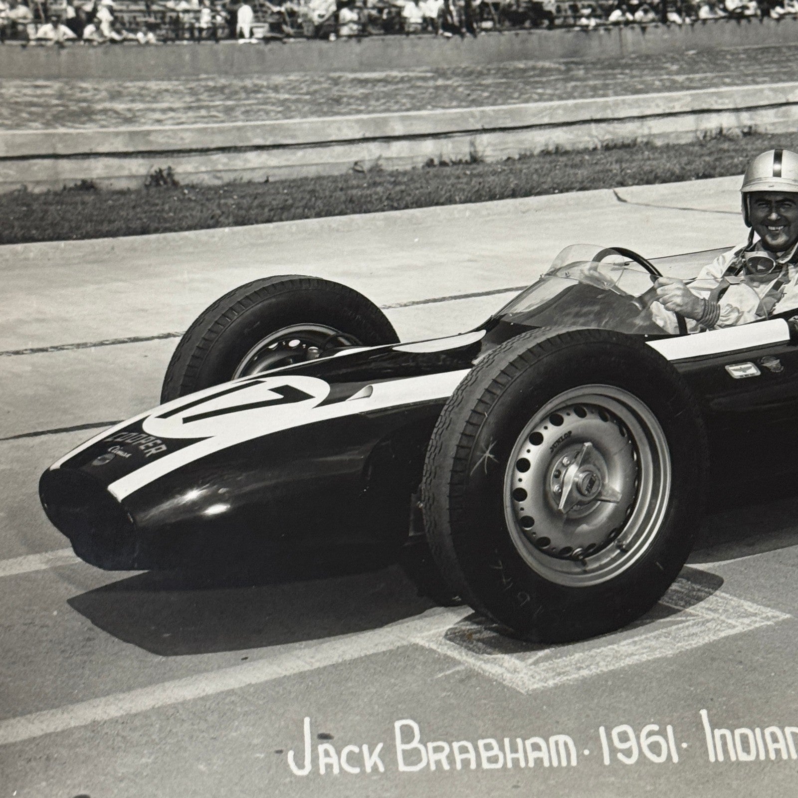 1961 Jack Brabham Racing Photo Indianapolis Motor Speedway Indy Photograph
