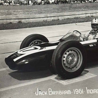 1961 Jack Brabham Racing Photo Indianapolis Motor Speedway Indy Photograph