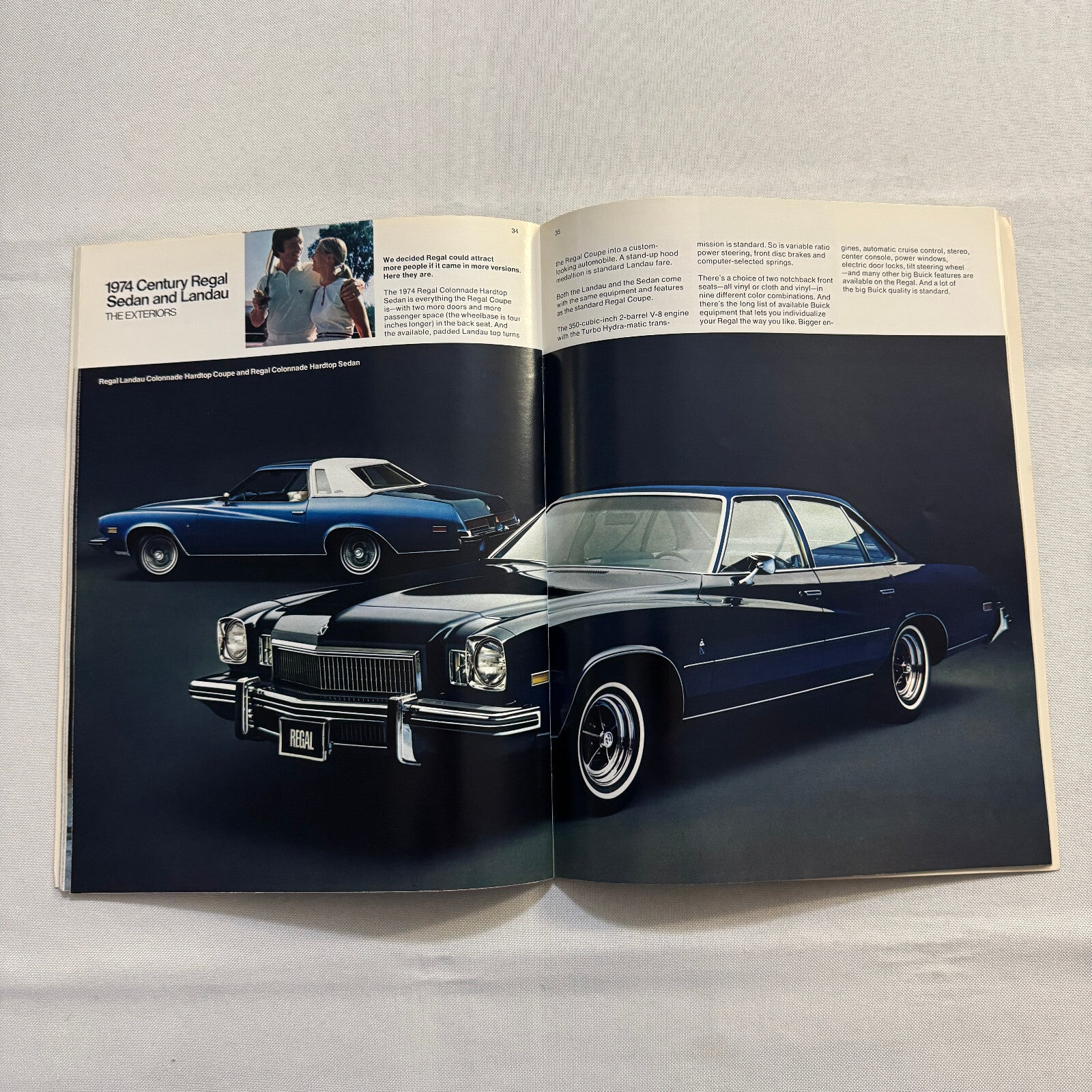 1974 Buick Sales Brochure Catalog Estate Wagon Electra Riviera Apollo Regal +
