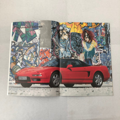 Honda Sales Brochure NSX Motorcycle Catalog GERMAN Text