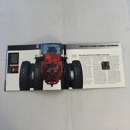 Case Steiger 9300 Series 4WD Tractor Equipment Sales Brochure Catalog
