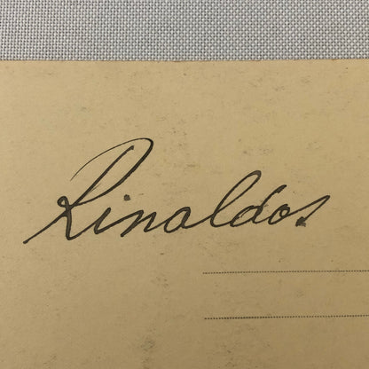 Circus Performer Aerial Acrobats Rinaldos Trio RPPC Real Photo Postcard