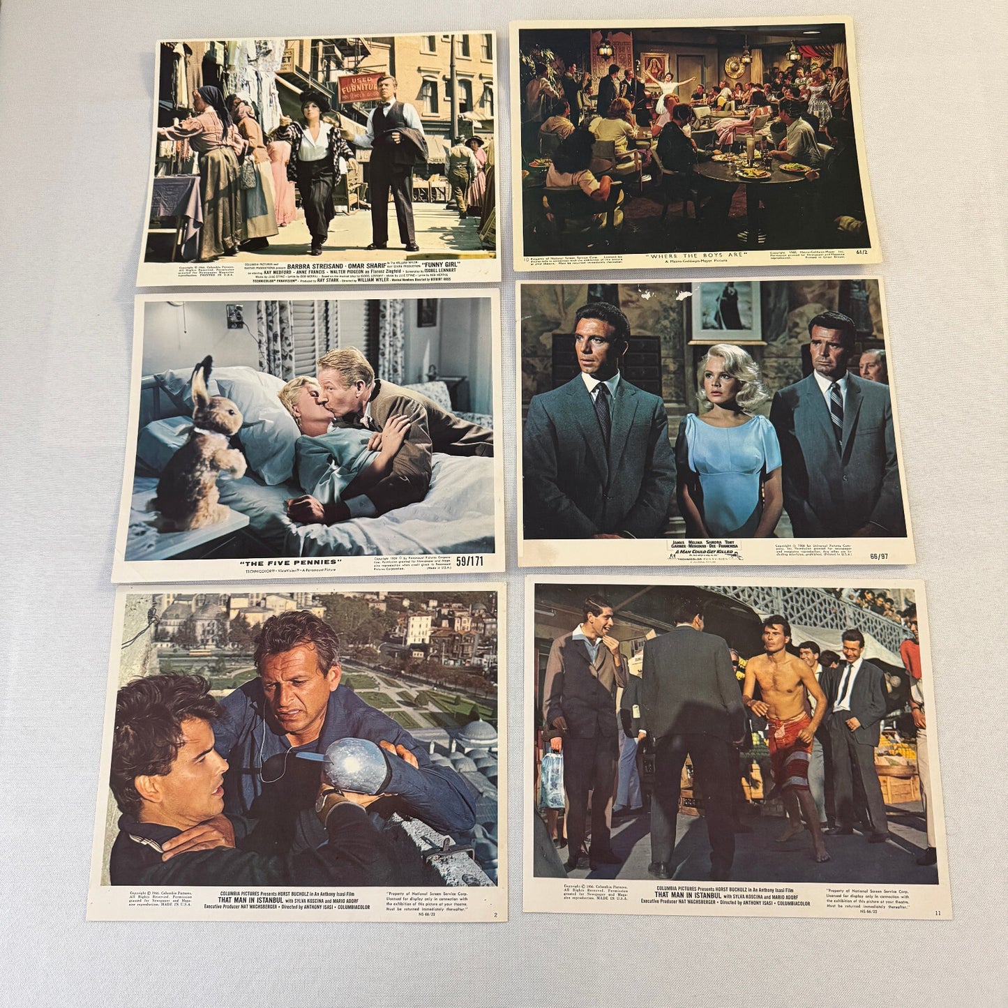 Vintage Movie Lobby Card Mini Poster HUGE Lot 60+ 1950s to 1980s
