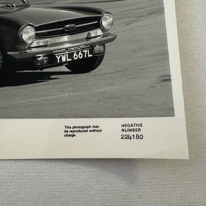 Triumph TR6  Car Factory Press Photo Photograph British Leyland 1973