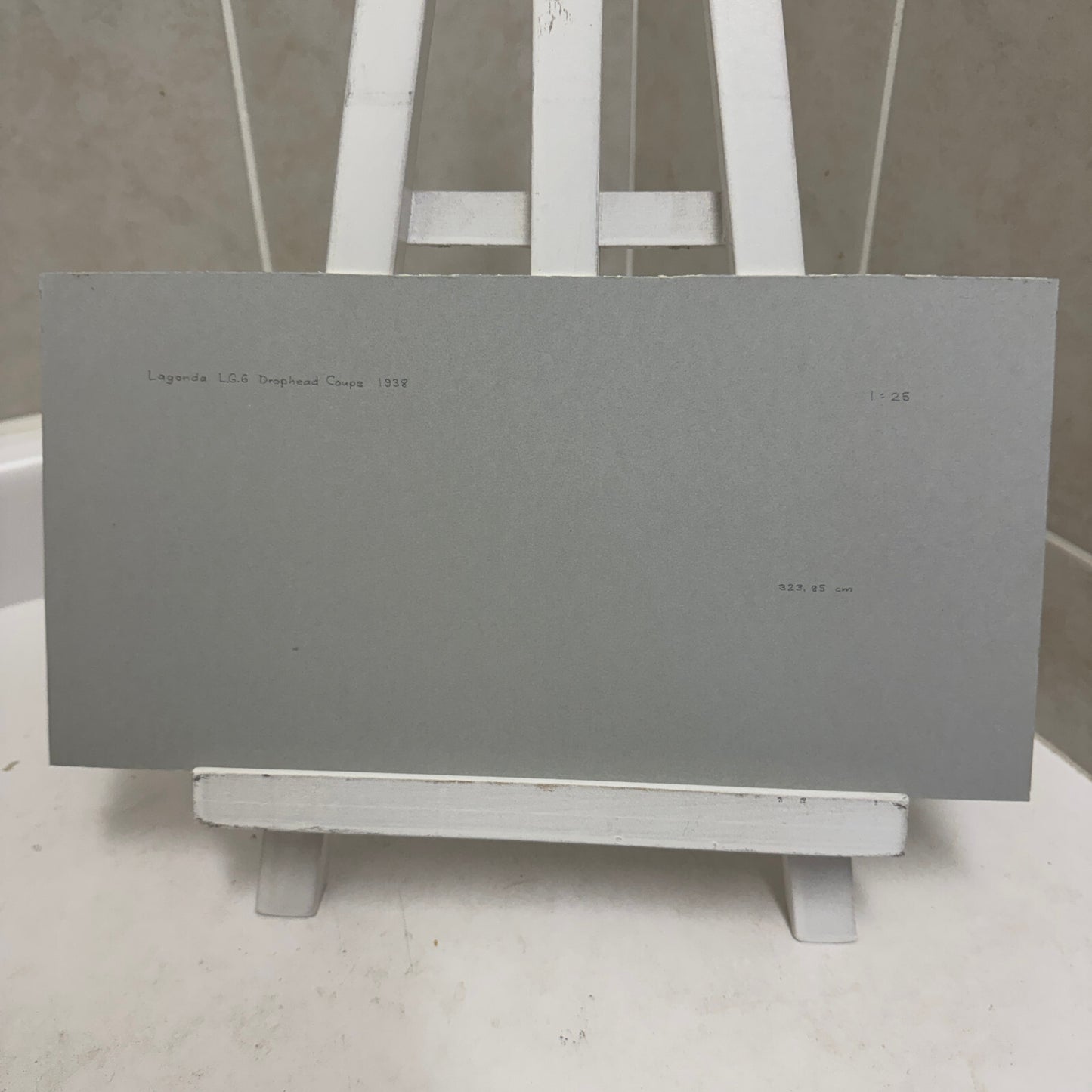 1938 Lagonda LG6 Drophead Coupe Car Illustration Art Drawing Hand Drawn